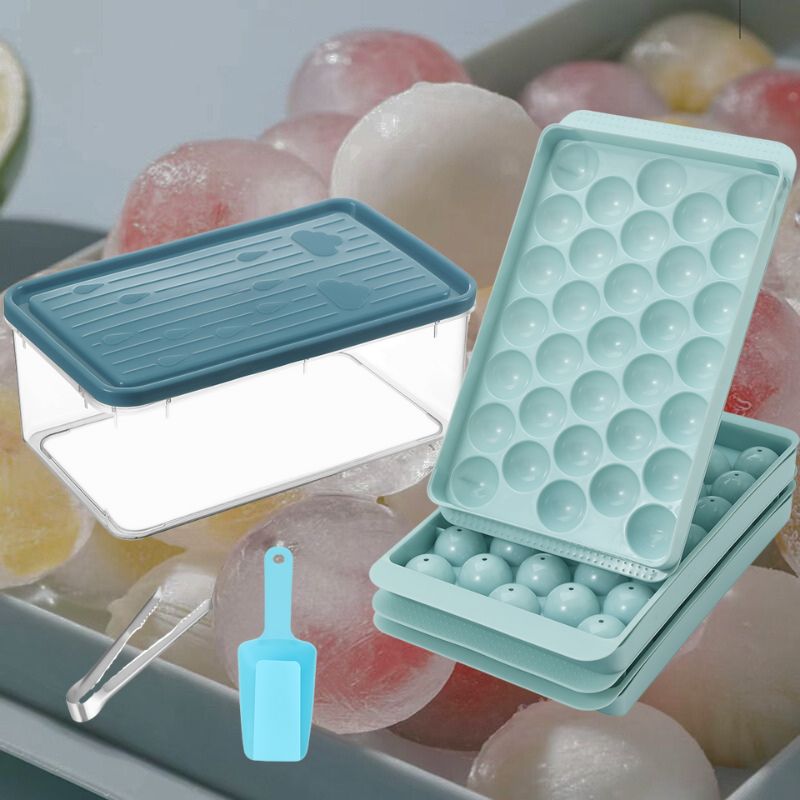 Bac à Glaçons Ronds 66 Glaçons 🧊 | KitchyGoods