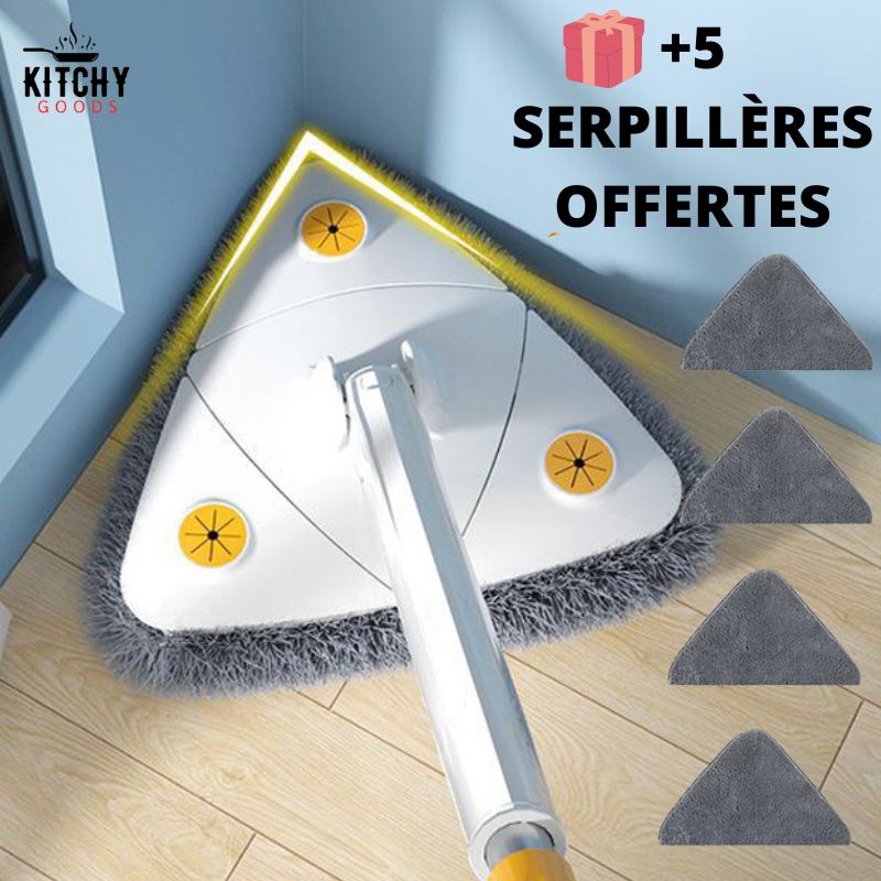 Balai Serpillière 360° + 5 Serpillères Offerte 🧹 | KitchyGoods