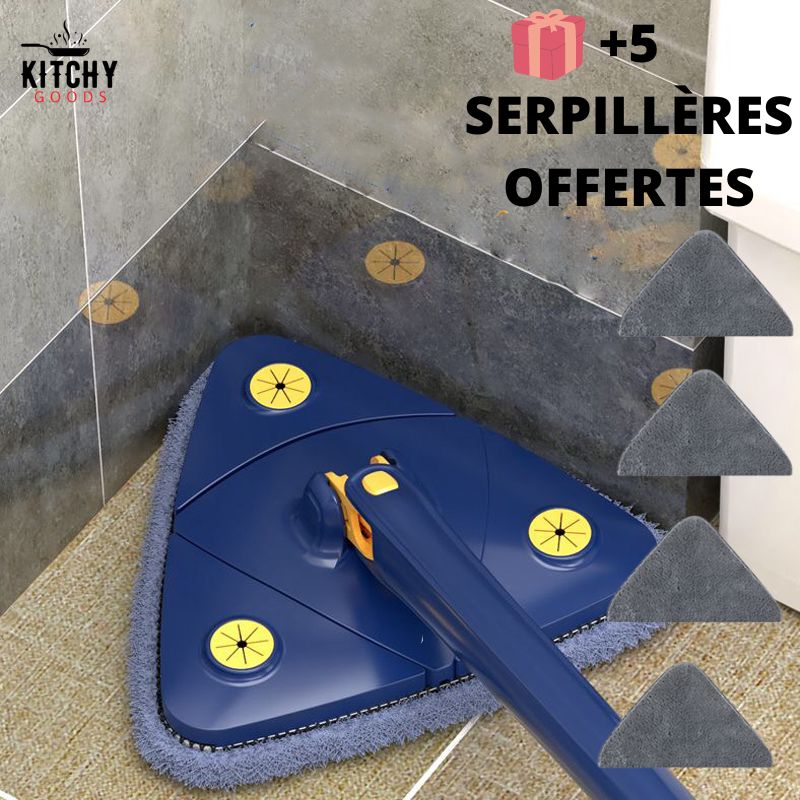 Balai Serpillière 360° + 5 Serpillères Offerte 🧹 | KitchyGoods