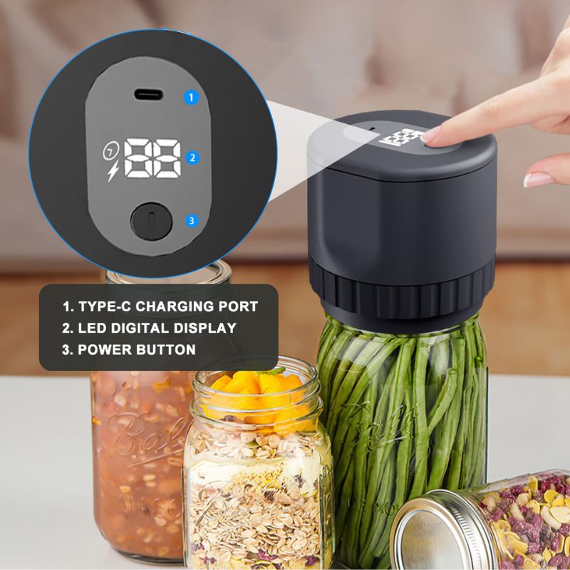 Pompe Sous Vide Pour Bocaux Mason Jar | KitchyGoods