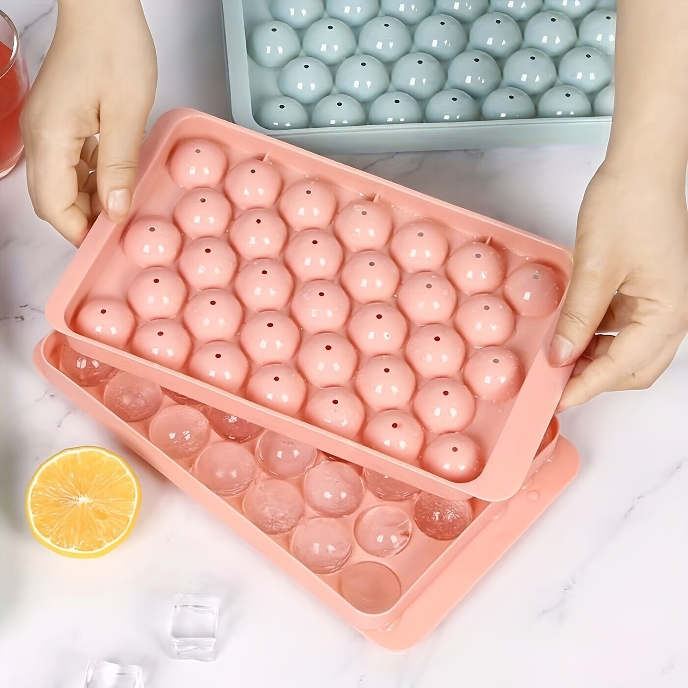 Bac à Glaçons Ronds 66 Glaçons 🧊 | KitchyGoods