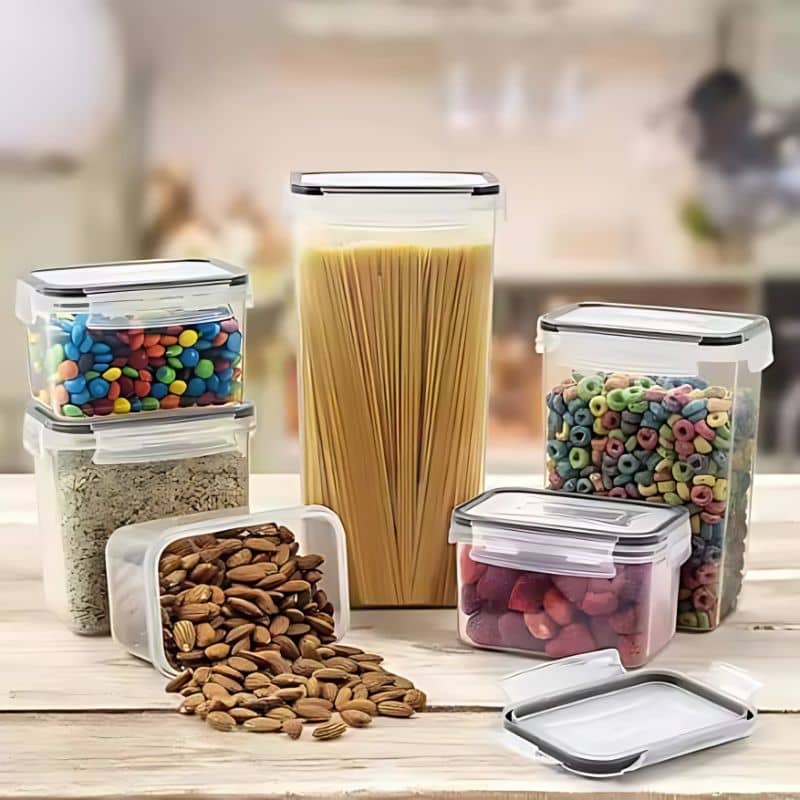 Lot de 7 Boites Hermétiques Alimentaires | KitchyGoods