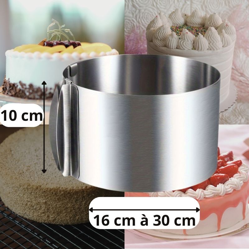 Moule à Gâteau Rond Réglable 🍰 | KitchyGoods