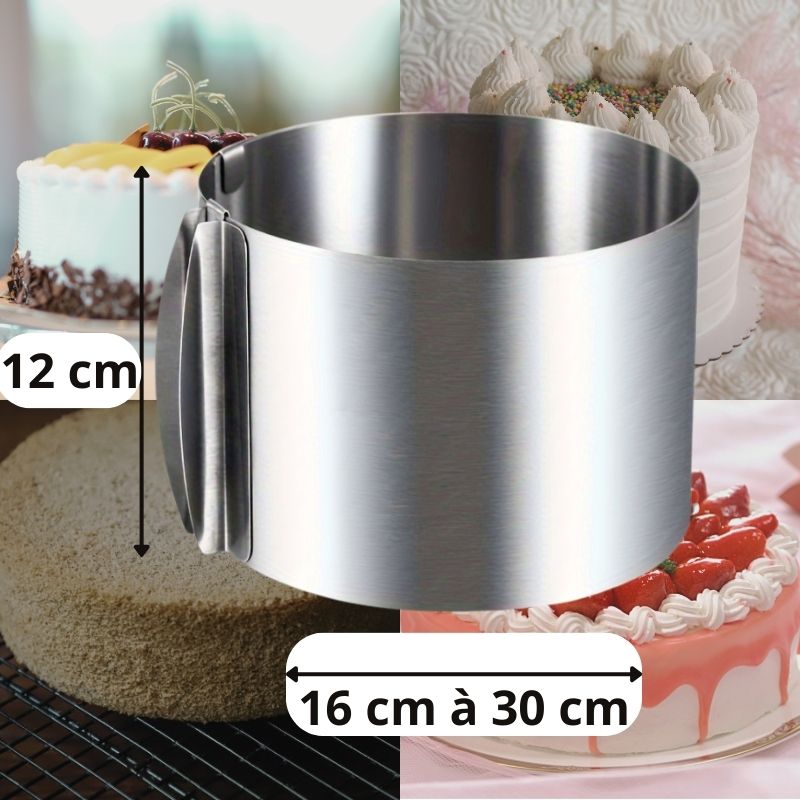 Moule à Gâteau Rond Réglable 🍰 | KitchyGoods