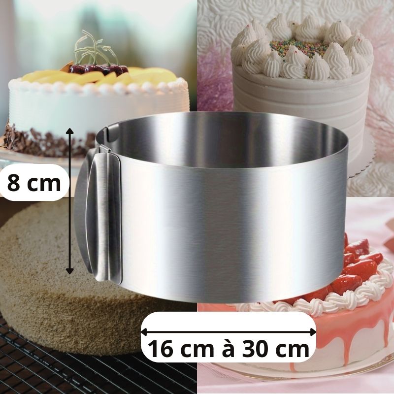 Moule à Gâteau Rond Réglable 🍰 | KitchyGoods