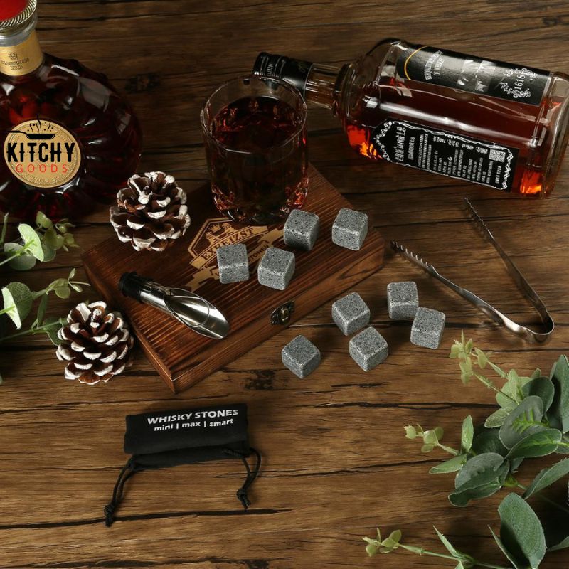 Glaçon à Whisky en Pierre de Granit 🧊 | KitchyGoods
