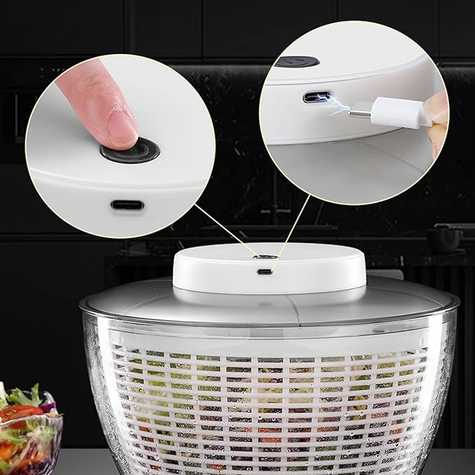 Essoreuse à Salade Electrique 🥗 | KitchyGoods