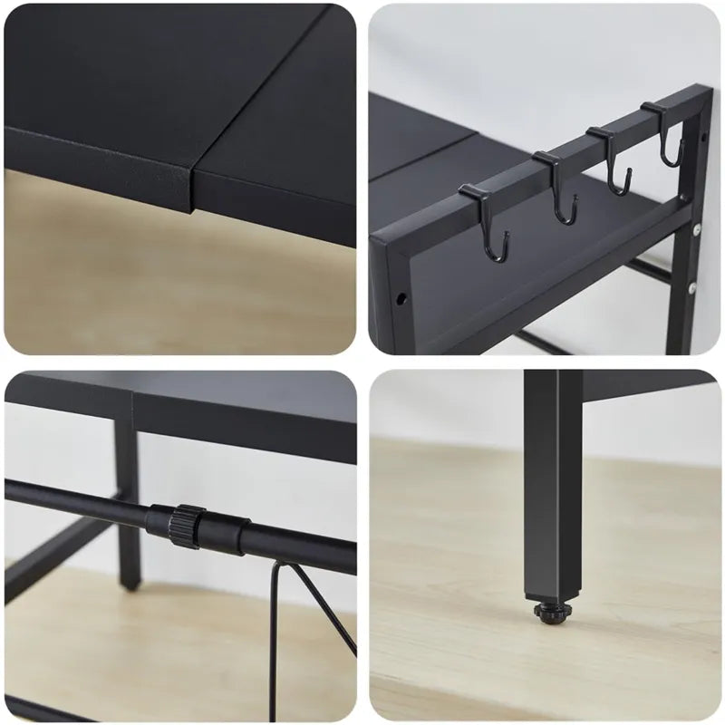 étagère pour micro onde ajustable