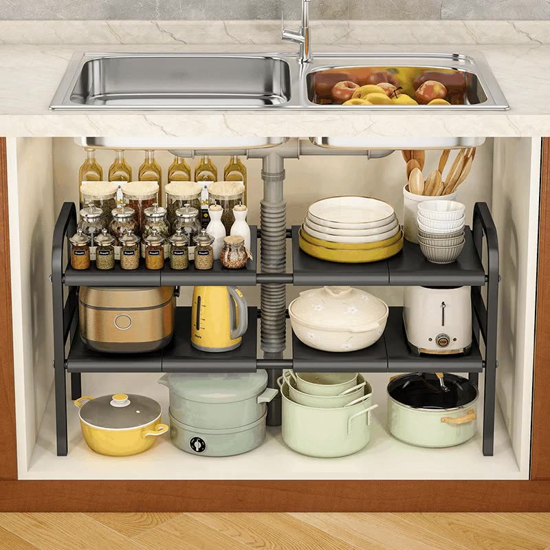Etagère Sous Evier Ajustable | KitchyGoods