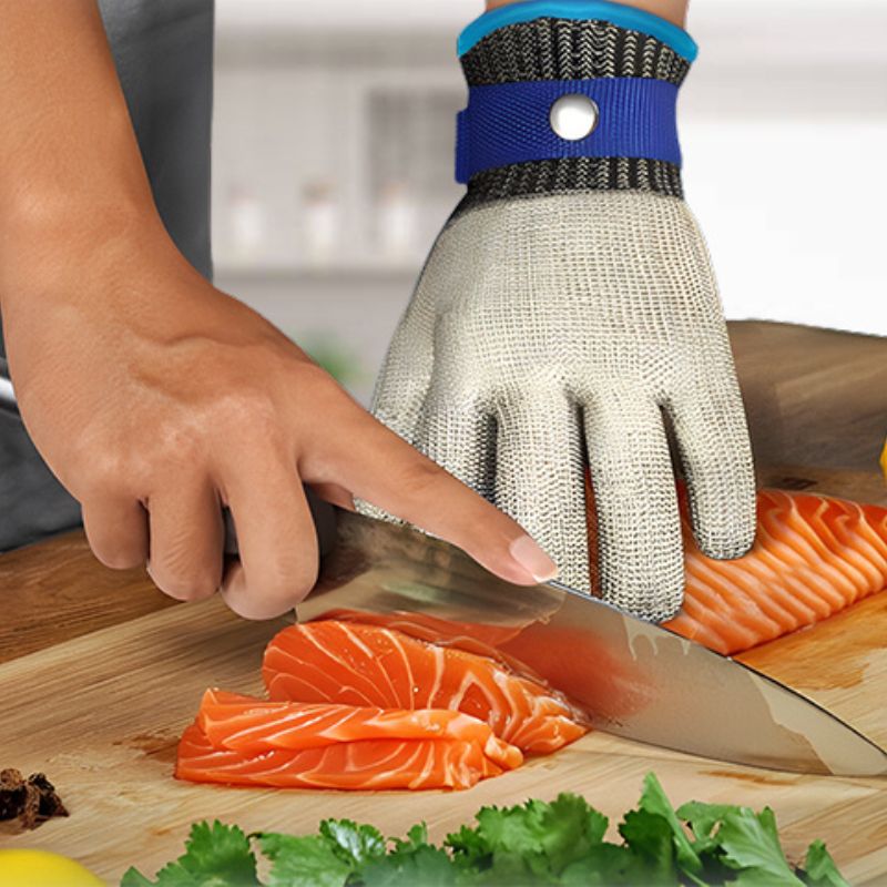 Gant Anti Coupure à Maille Inox 🧤 | KitchyGoods