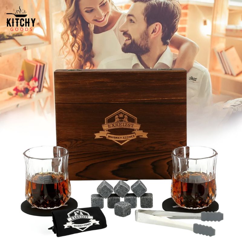 Glaçon à Whisky en Pierre de Granit 🧊 | KitchyGoods