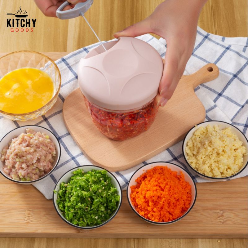 Hachoir manuel polyvalent 🧅 | KitchyGoods
