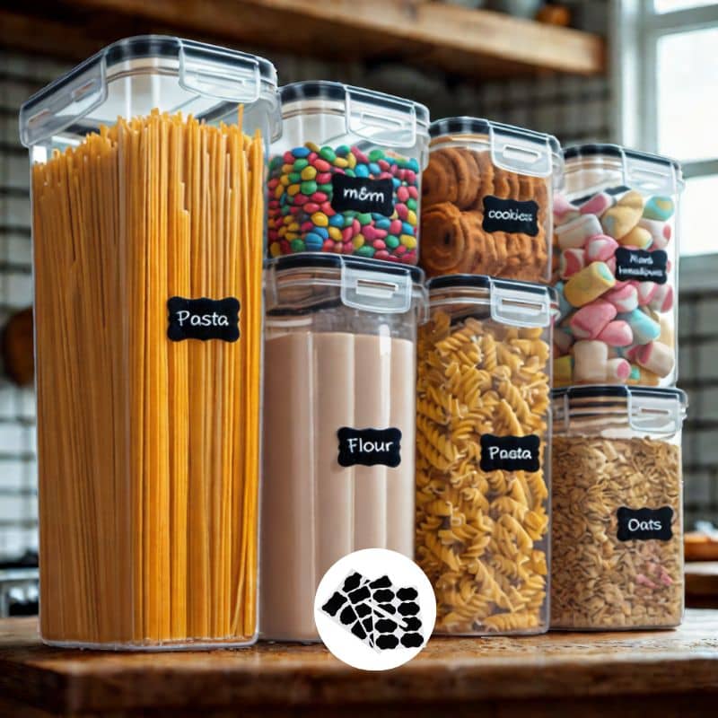 Lot de 7 Boites Hermétiques Alimentaires | KitchyGoods