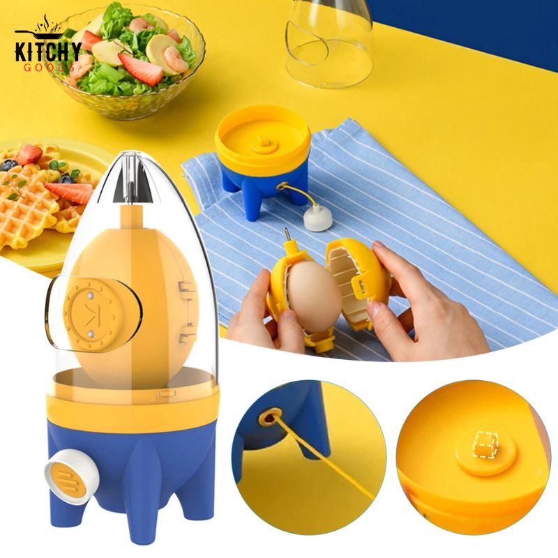 Le mélangeur d'œufs fusée à tirage 🥚 | KitchyGoods