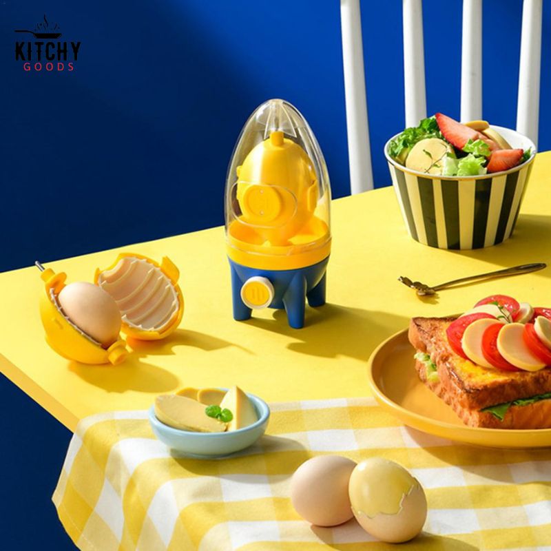 Le mélangeur d'œufs fusée à tirage 🥚 | KitchyGoods