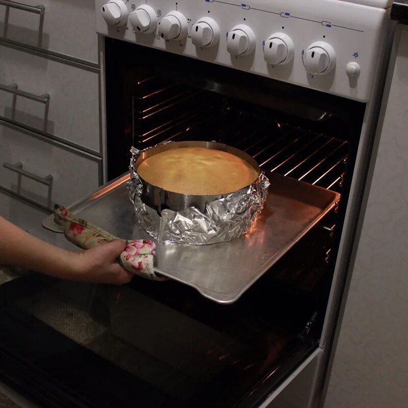 Moule à Gâteau Rond Réglable 🍰 | KitchyGoods