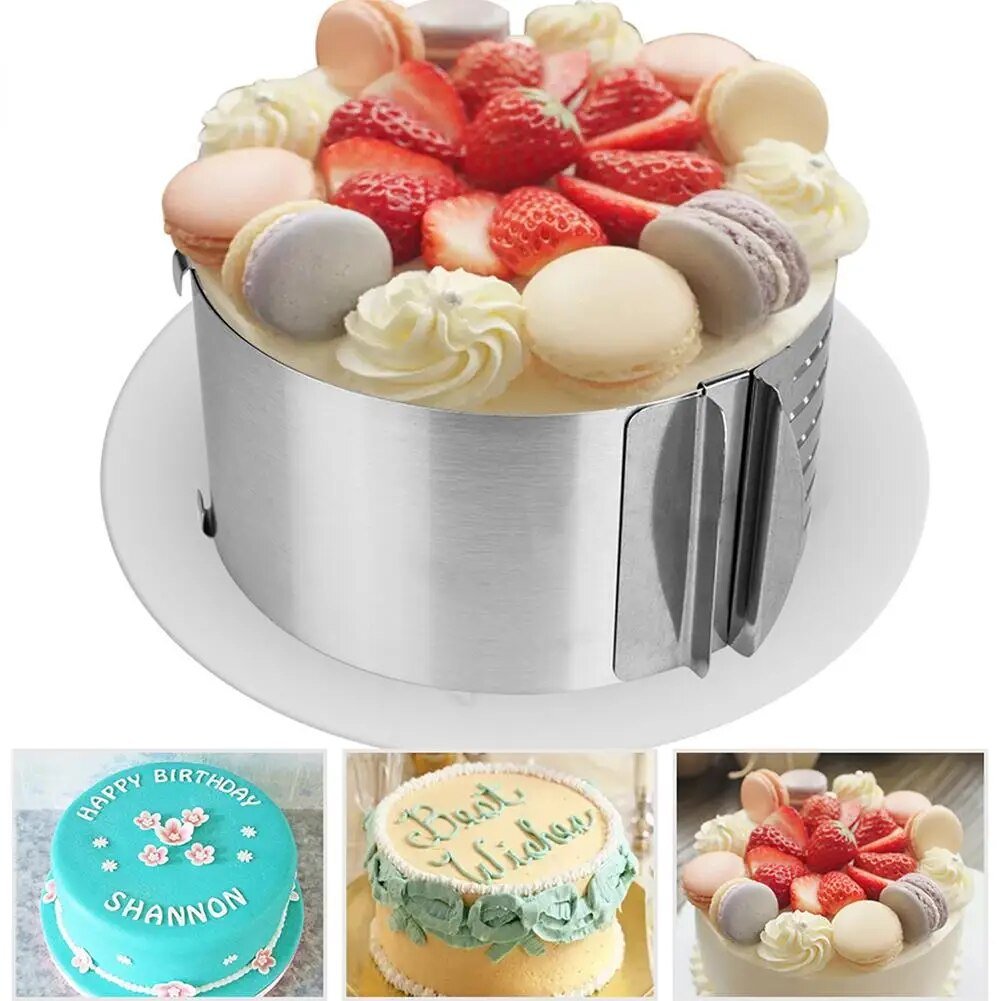 Moule à Gâteau Rond Réglable 🍰 | KitchyGoods