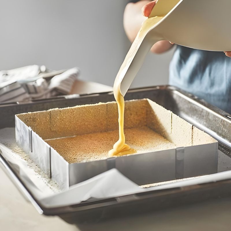 Moule à Gâteau Rectangulaire et Carré Réglable | KitchyGoods