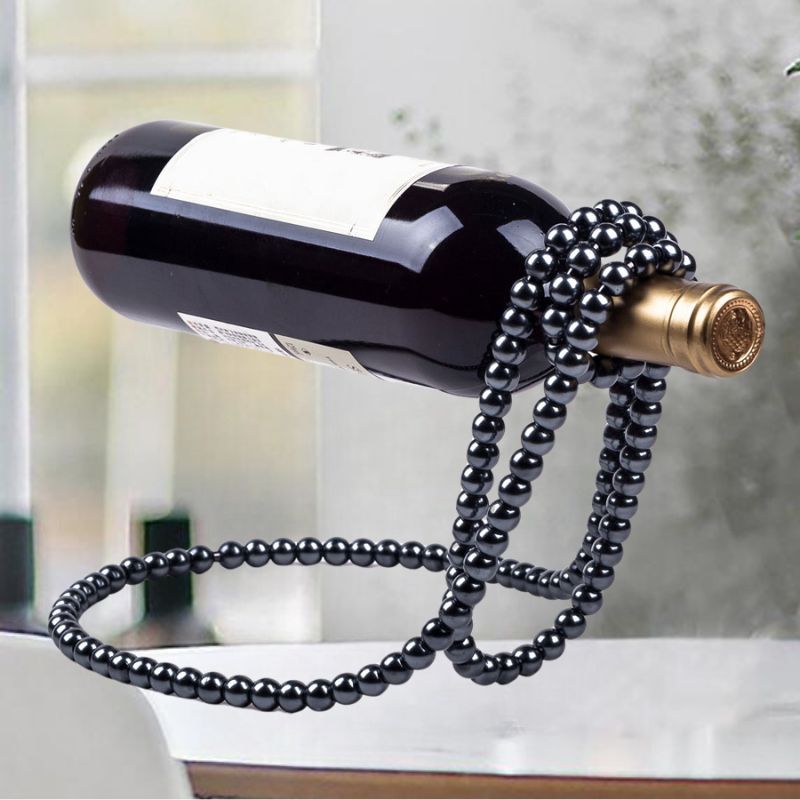 Porte Bouteille Vin Collier de Perles 🍷 | KitchyGoods