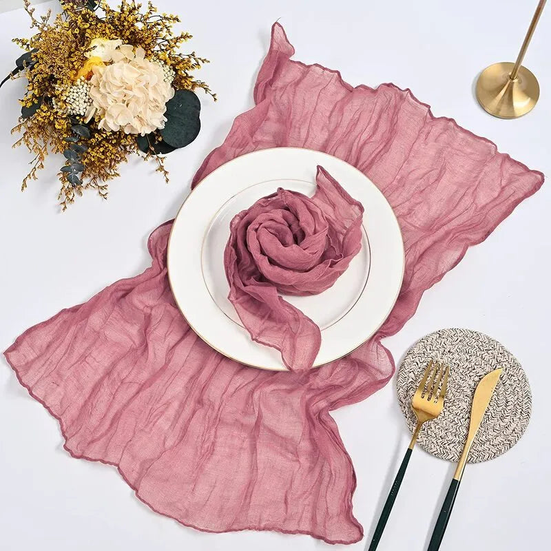 serviette de table décoration boho