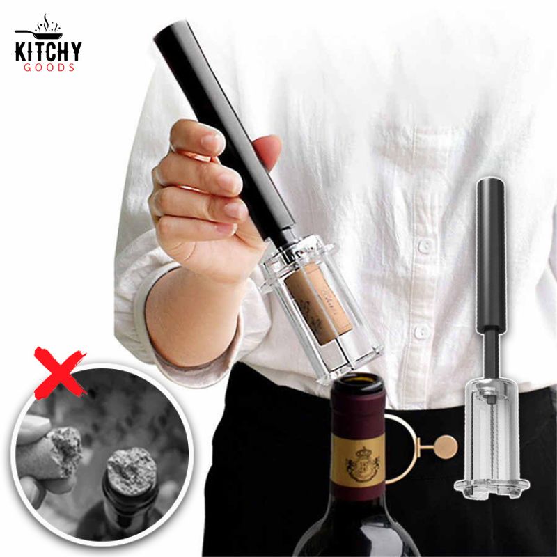 Tire Bouchon à Air Comprimé 🍷| KitchyGoods
