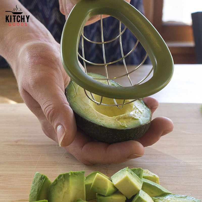 Tranche avocat en dés 🥑 | KitchyGoods