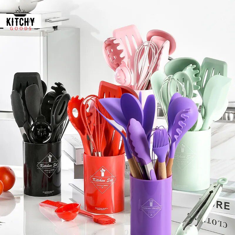 Ustensiles de Cuisine Silicone 🍭 | KitchyGoods