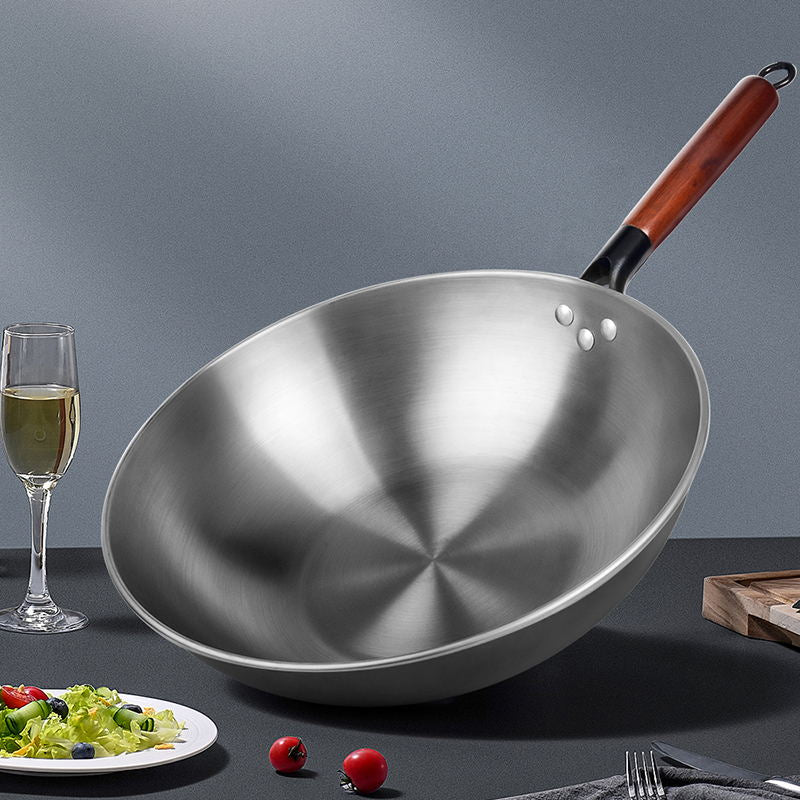Wok Anti Adhésif Sans Revêtement | KitchyGoods