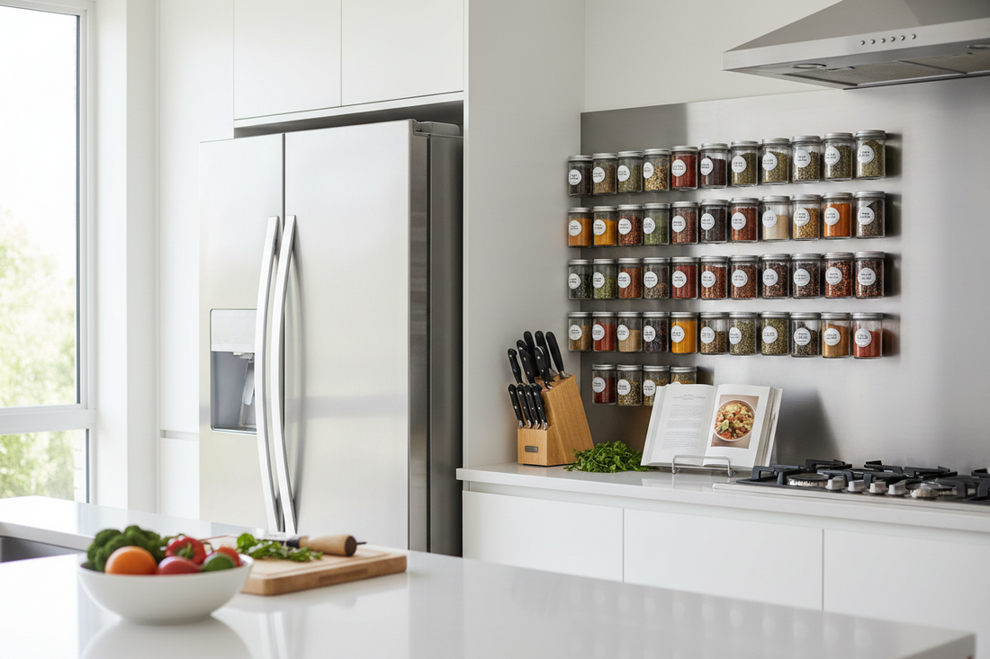 5 astuces pour organiser vos pièces avec des pots magnétiques