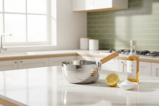 Comment nettoyer une casserole en inox brûlée naturellement