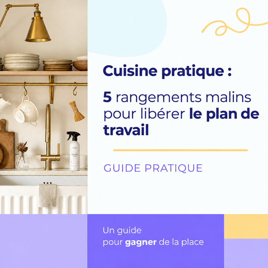 5 rangements malins pour libérer le plan de travail