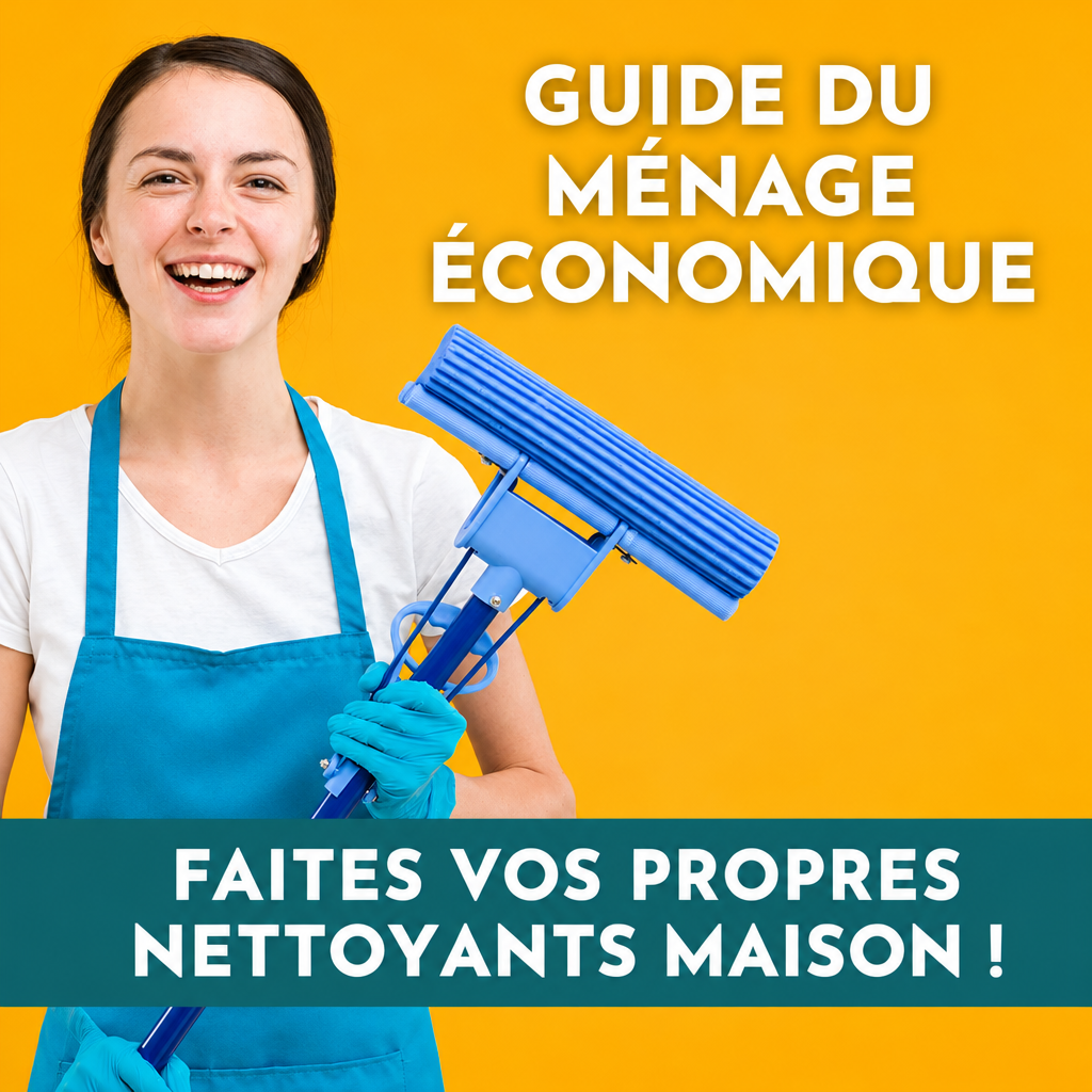 Guide du ménage économique : faites vos propres nettoyants maison