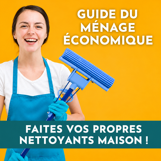 Guide du ménage économique : faites vos propres nettoyants maison