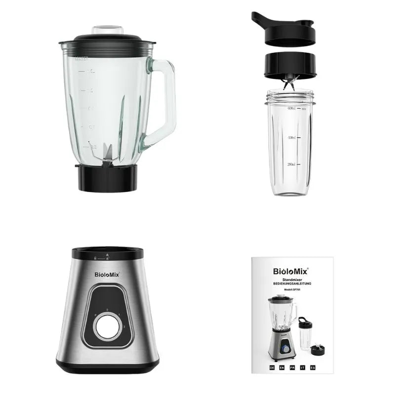 Blender Chauffant 1200W Professionnel Multifonction Blender Chauffant 1200W Professionnel Multifonction