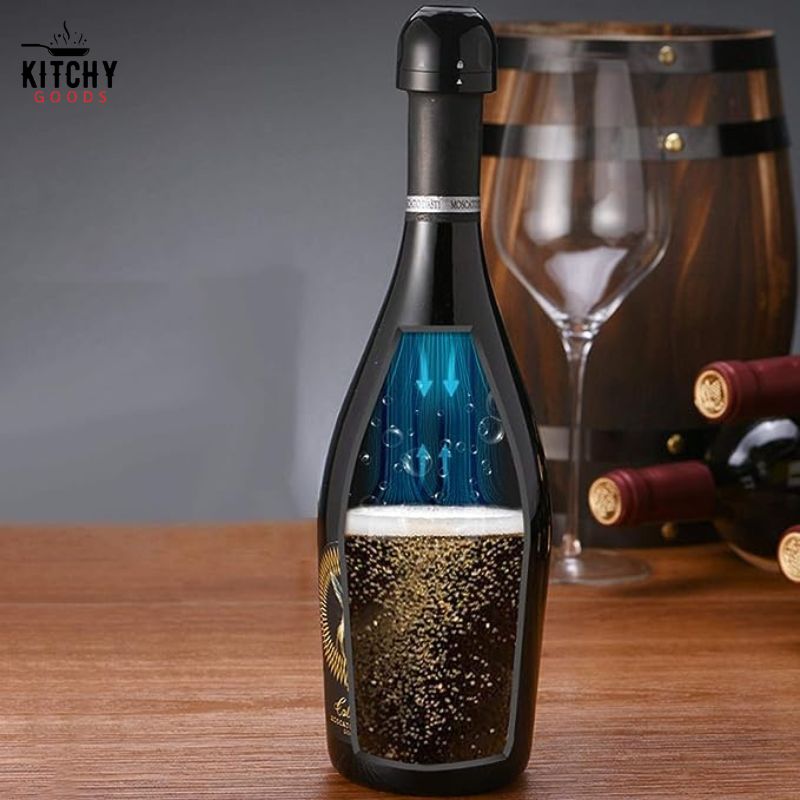Bouchon de bouteille de Champagne avec fermeture à bulles, bouchon de  bouteille en liège de vin étincelant, préservation des cadeaux de Champagne  de