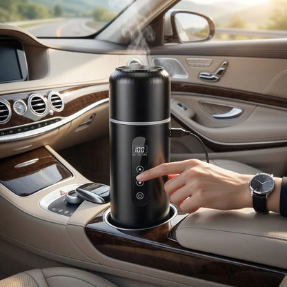 bouilloire pour voiture avec écran tactile