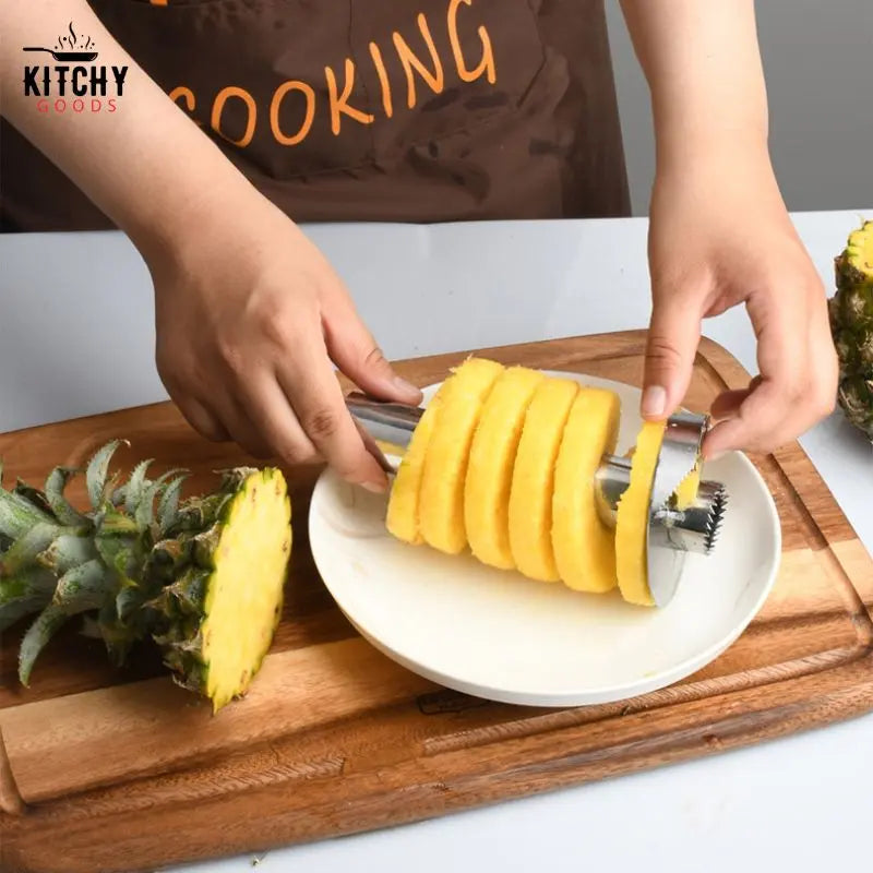 🍍Coupe ananas  Des tranches parfaites en un instant – Kitchygoods