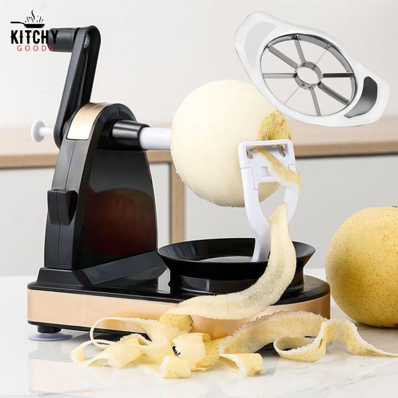 éplucheur de pommes avec coupe pomme