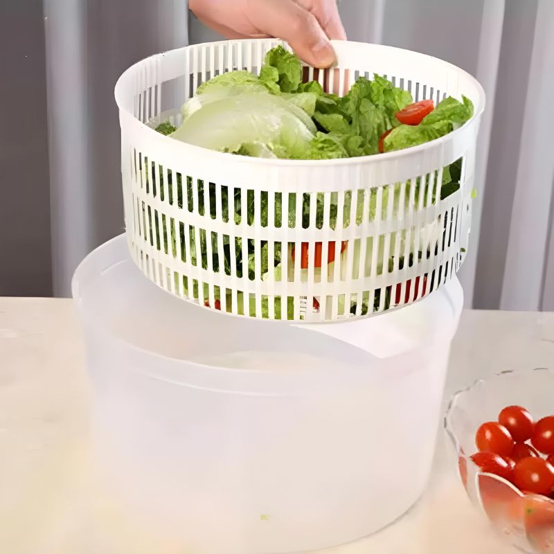 essoreuse à salade avec panier démontable 