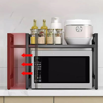 étagère de cuisine pour micro onde extensible