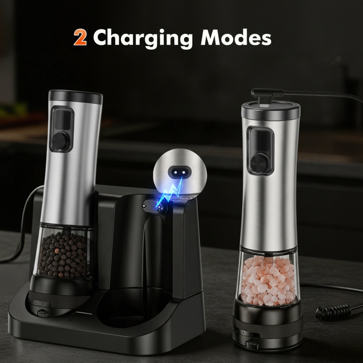 moulins poivre sel électrique rechargeable usb