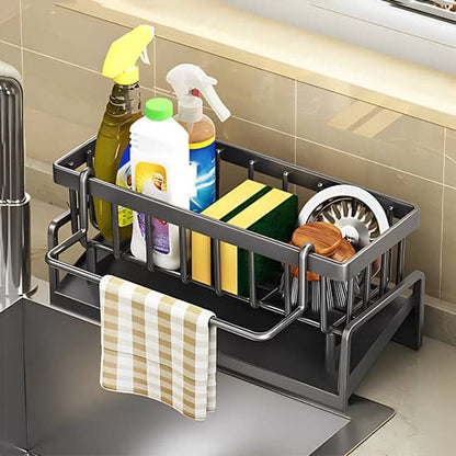 Spülbecken-Organizer – Praktische und designorientierte Aufbewahrung aus Edelstahl – Kitchygoods