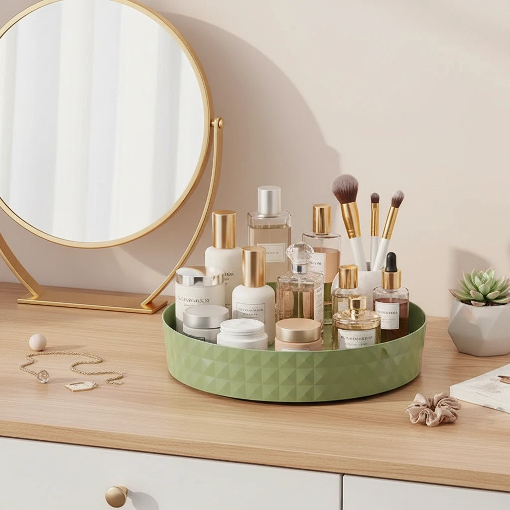 plateau tournant cosmétiques