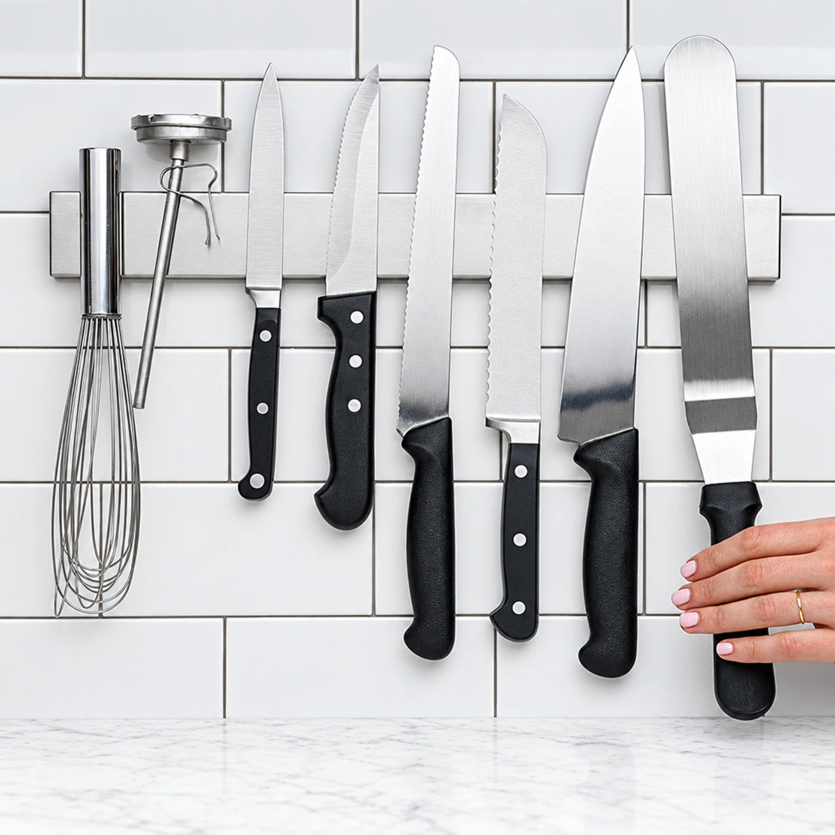 porte couteau magnétique sans perçage