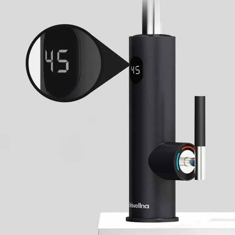 robinet chauffe eau écran température digital