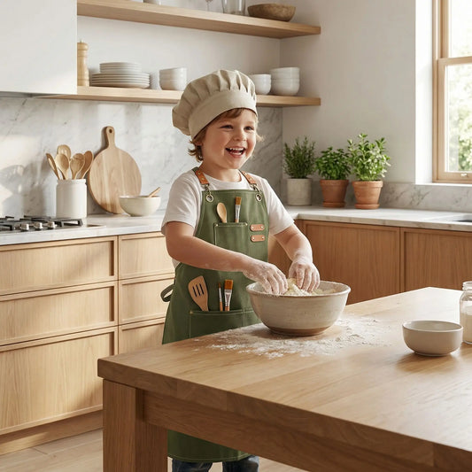 tablier enfant poches pratiques accessoires